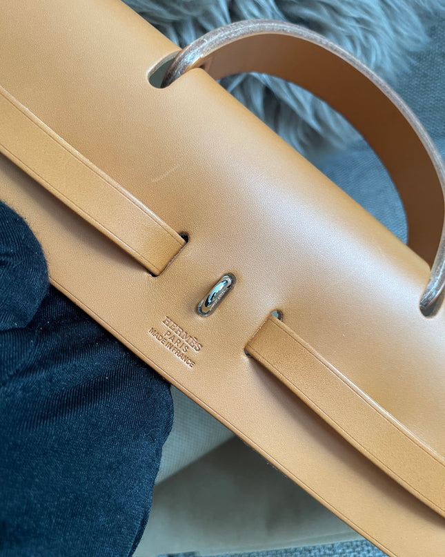 Preloved Authentic Hermes Herbag Zip