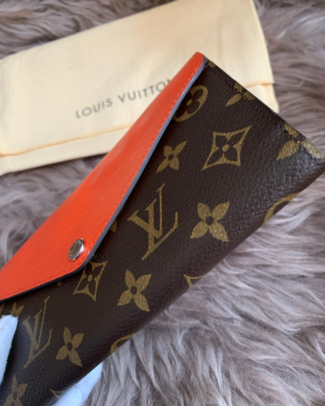 Louis Vuitton Monogram Orange Marie-Lou Wallet