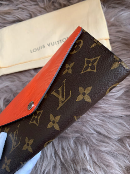 Louis Vuitton Monogram Orange Marie-Lou Wallet
