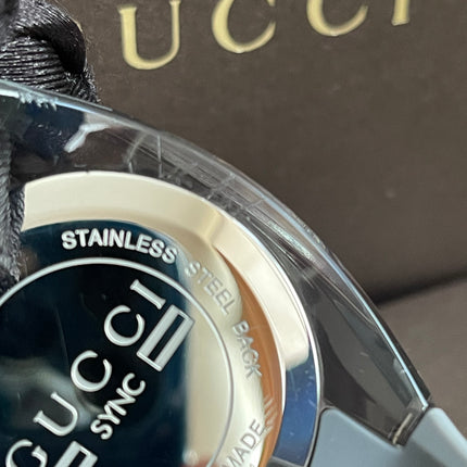 Preoved Authentic Gucci Sync Watch Grey Full Set with Box