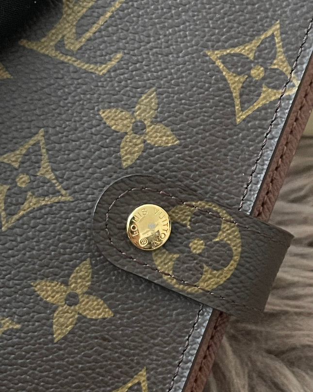 Preloved Authentic Louis Vuitton Agenda PM notebook cover monogram