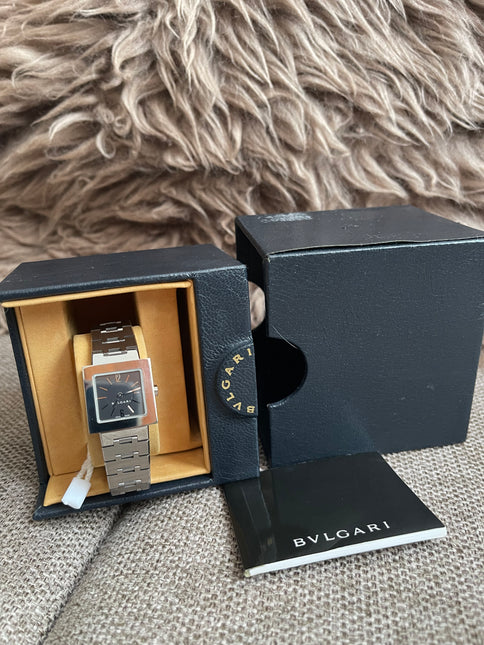 Preloved Authentic Bvlgari Quadrato SQ22 SS Ladies Watch