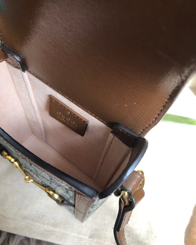 Preloved Gucci Horsebit 1955 mini bag
