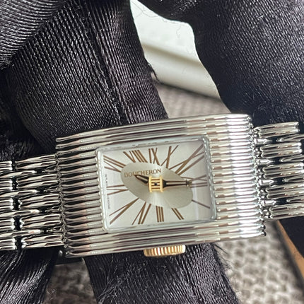 Preloved Authentic Boucheron Reflet Steel Watch with Interchangeable Straps