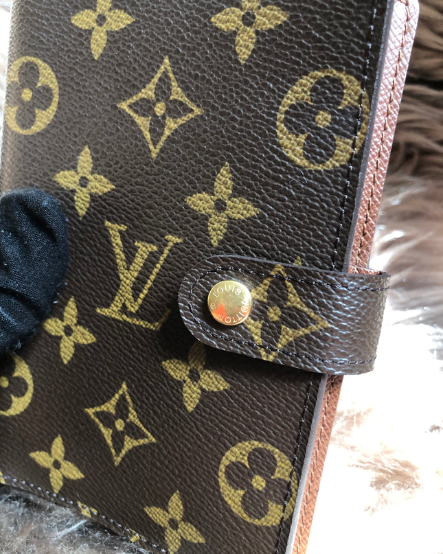 Louis Vuitton Preloved 2003 Agenda PM notebook cover monogram