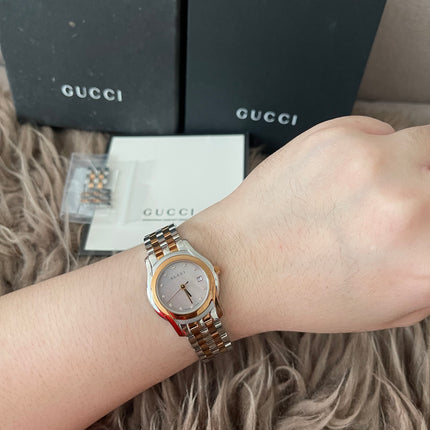 Preloved Authentic Gucci Stainless Steel/Model 5500L