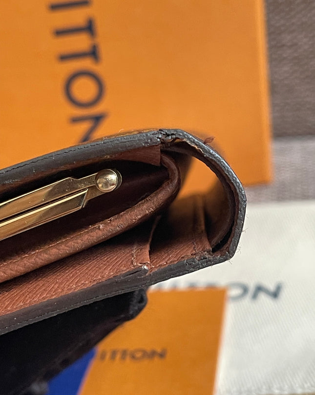 Preloved Authentic Louis Vuitton Monogram French Purse Wallet