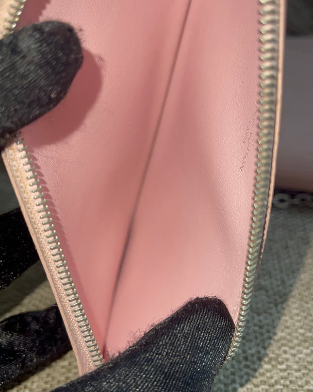 Preloved Authentic Louis Vuitton Felicie Pochette Epi Leather Rose Ballerine