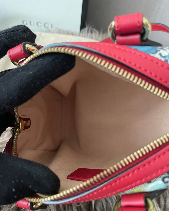 Preloved Authentic Gucci GG Blooms Mini Boston Bag
