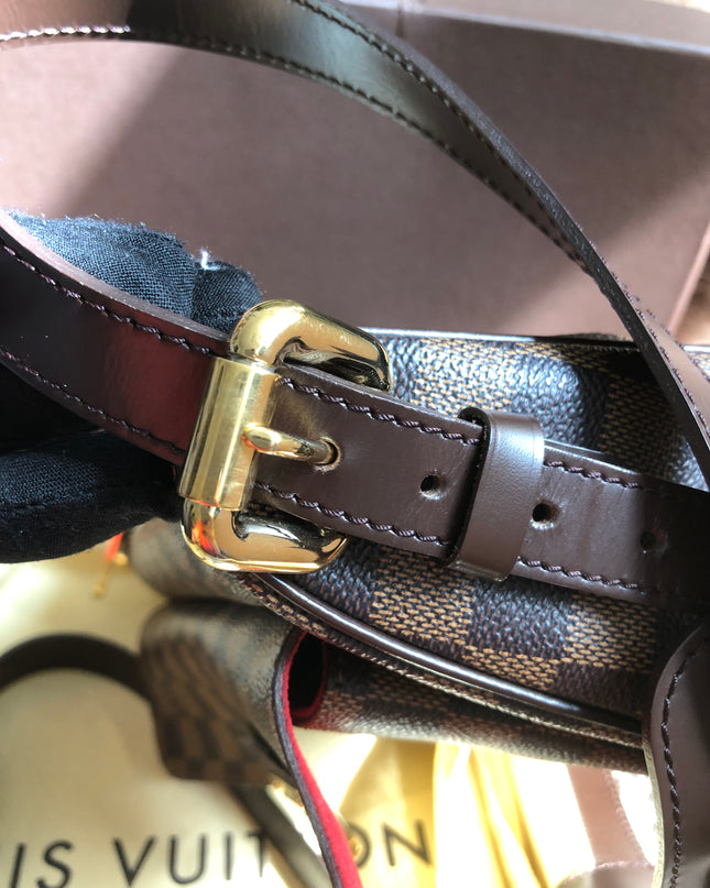 Preloved Louis Vuitton Brown Damier Ebene  Ravello GM
