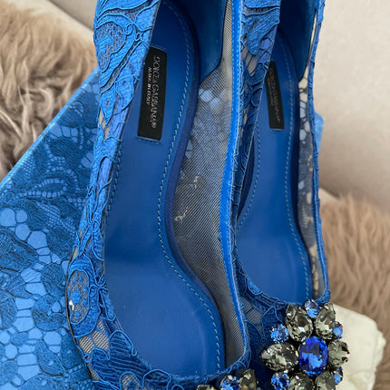 Preloved Authentic Dolce&Gabbana Lace rainbow pumps SZ36