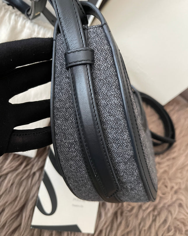 Preloved Authentic Polène Numéro Dix Grained Black Edition Calfskin