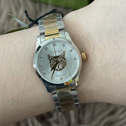 Preloved Authentic UNUSED Gucci G-Timeless YA126596 Women's Wristwatch 27 mm