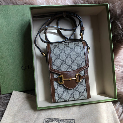 Preloved Gucci Horsebit 1955 mini bag