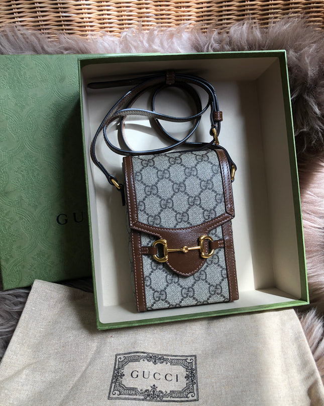 Preloved Gucci Horsebit 1955 mini bag