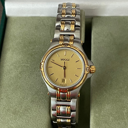 Preloved Authentic Gucci (Vintage) Gold Dial Tone Watch