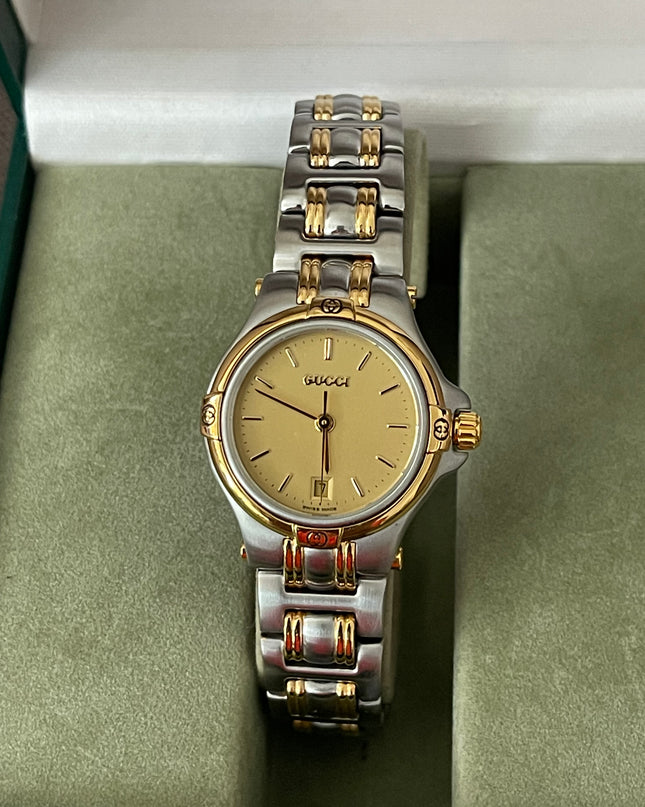 Preloved Authentic Gucci (Vintage) Gold Dial Tone Watch