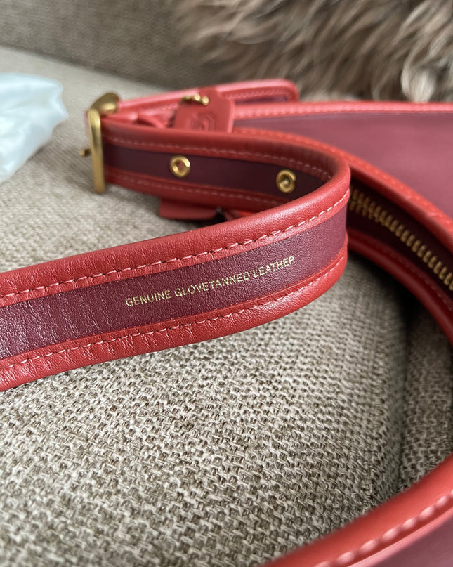 Preloved Authentic Coach Ergo Shoulder Bag in Deep Red