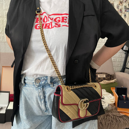 Preloved Authentic GUCCI GG Mini Marmont Matelassé Bag