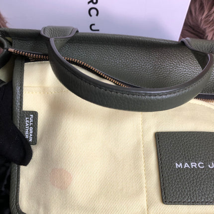 Preloved Marc Jacobs the medium leather tote bag in Green