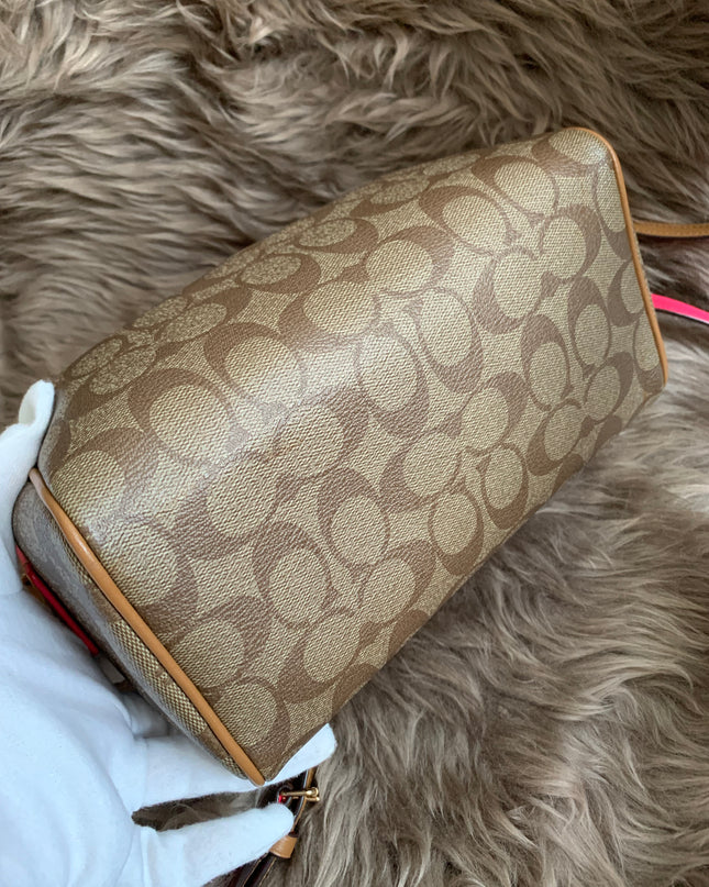 Coach Mini Benette Crossbody Neon Edge