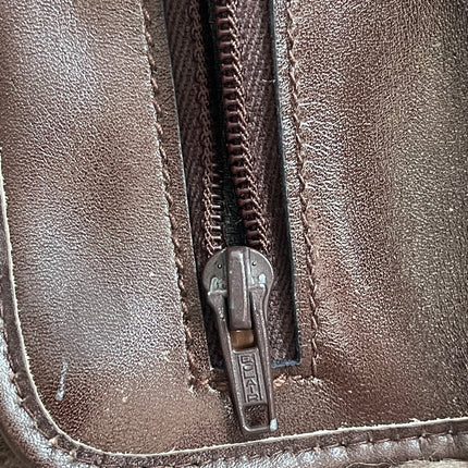 Preloved Authentic Christian Dior Trotter long wallet in brown logo monogram canvas