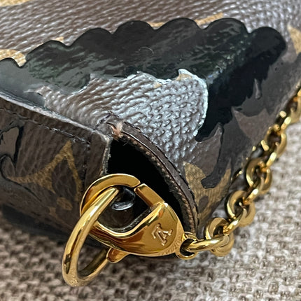 Preloved Authentic LV Félicie Pochette – Limited Edition Floral Jacquard Canvas
