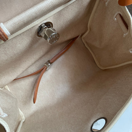 Preloved Authentic Hermes Herbag Zip