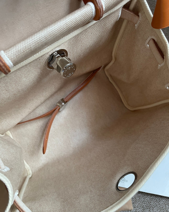 Preloved Authentic Hermes Herbag Zip