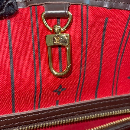 Preloved Authentic Louis Vuitton Neverfull PM — Damier Ebène Canvas