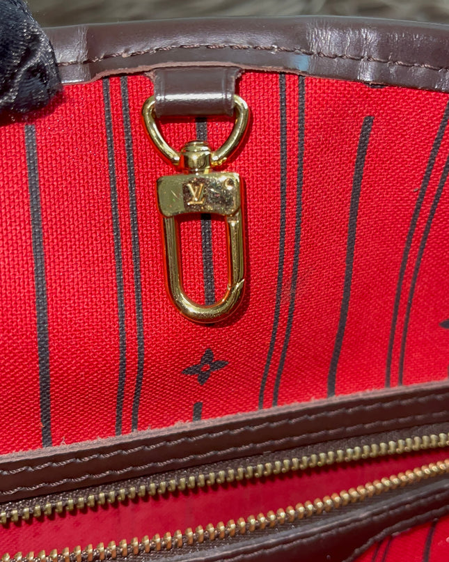 Preloved Authentic Louis Vuitton Neverfull PM — Damier Ebène Canvas