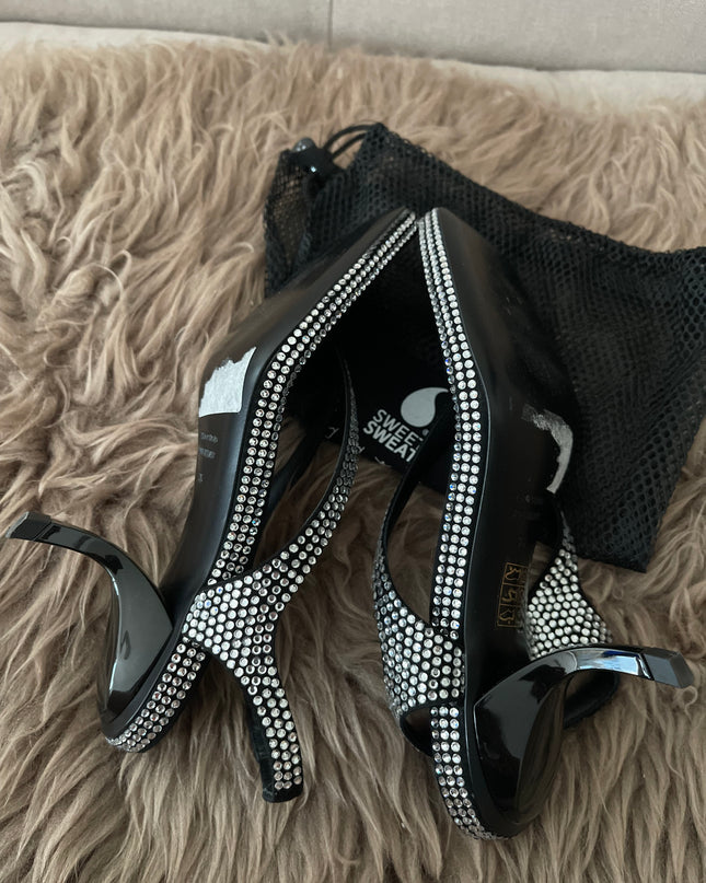 Preloved Authentic GIABORGHINI Rosie 13 70mm thong sandals SZ 35