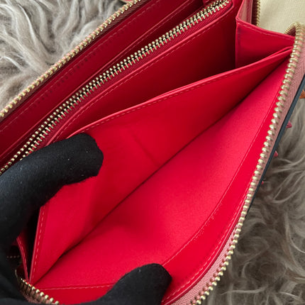 Preloved Authentic Christian Louboutin Panettone zip-around long wallet