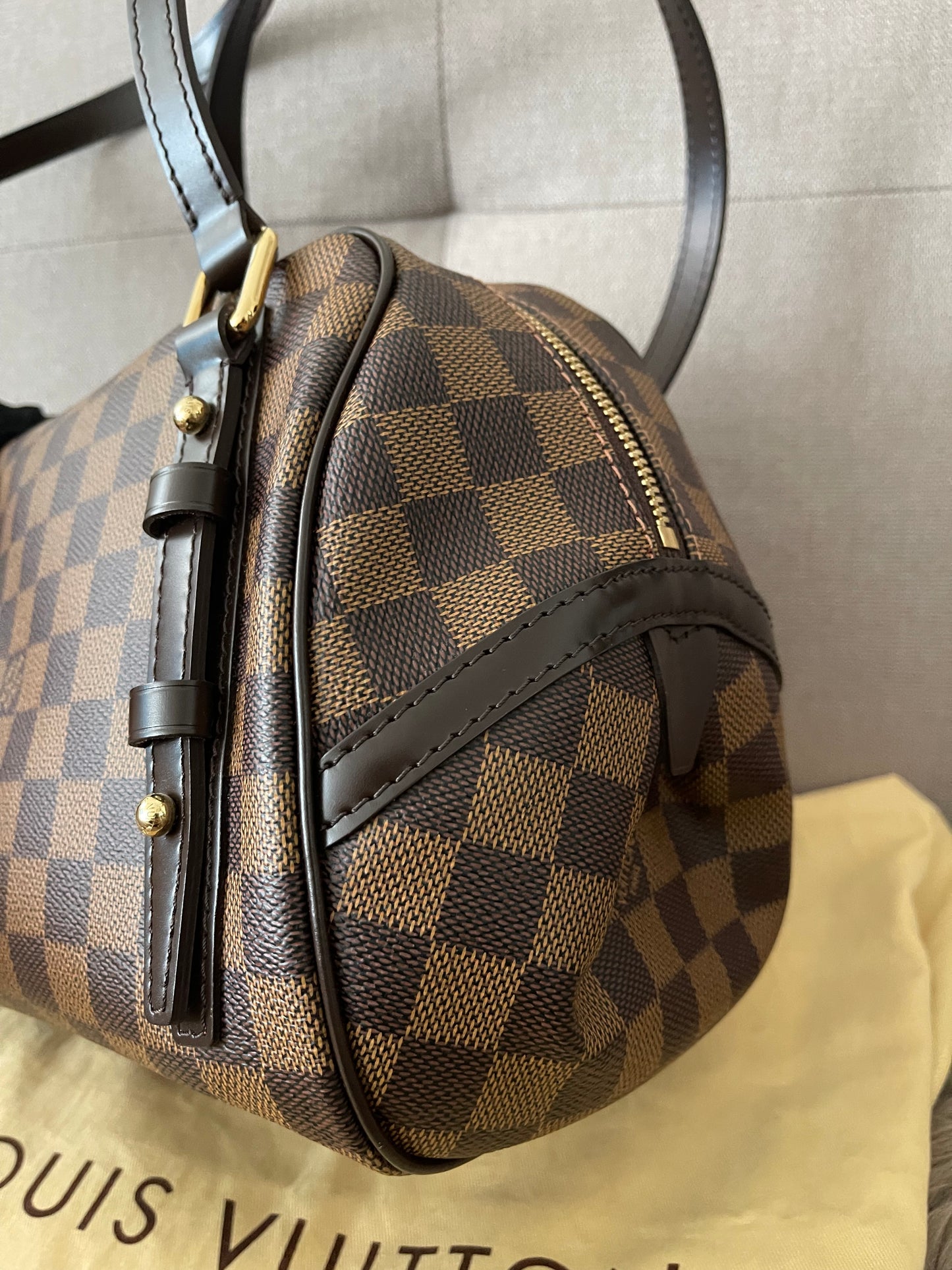 Preloved Authentic Louis Vuitton Damier Rivington PM shoulder bag