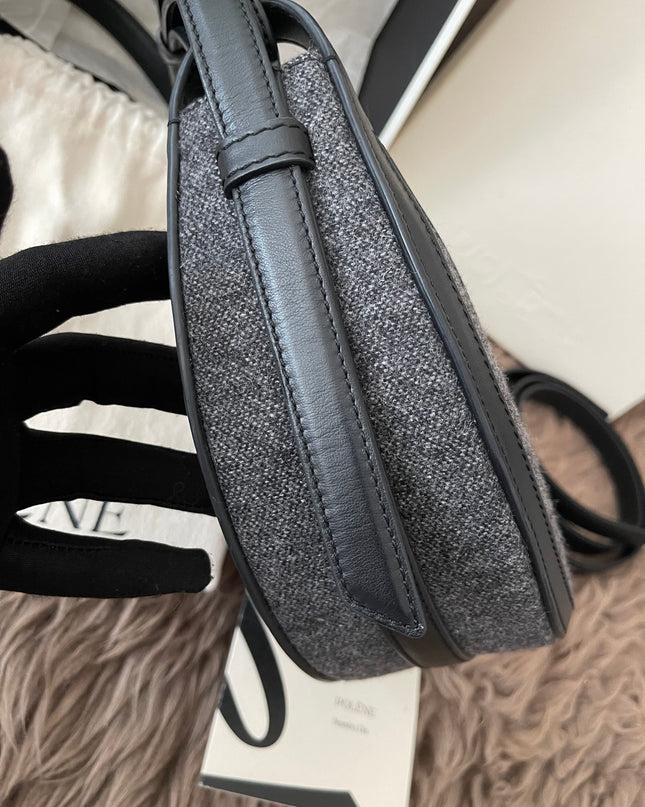 Preloved Authentic Polène Numéro Dix Grained Black Edition Calfskin