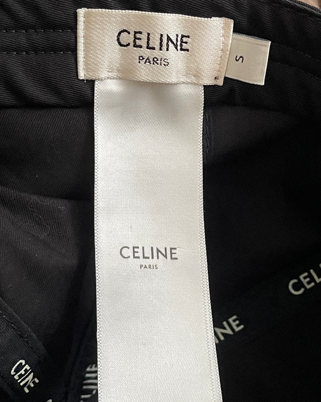 Preloved AuthenticCeline Embroidered Logo Baseball Cap – Black