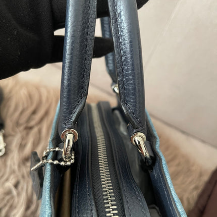 Authentic Preloved Coach Mini Lillie Carryall (Denim Multi)