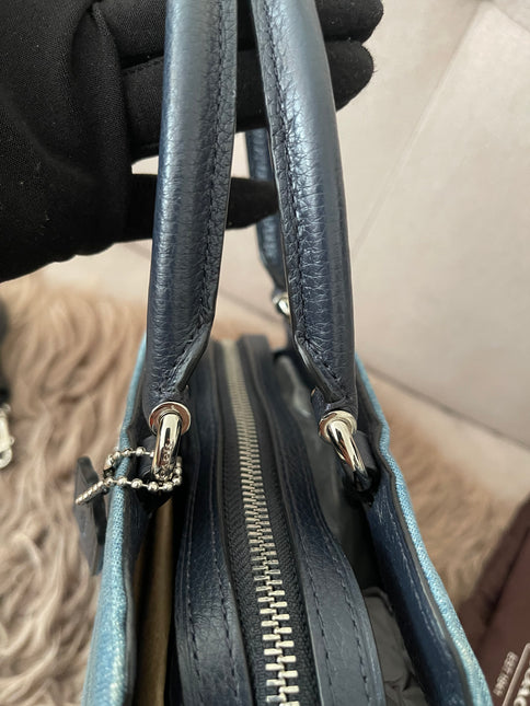 Authentic Preloved Coach Mini Lillie Carryall (Denim Multi)