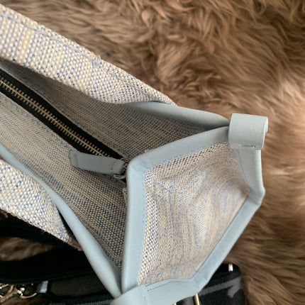 MARC JACOBS 
Canvas Small Summer Tote Bag Blue