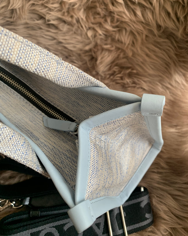 MARC JACOBS 
Canvas Small Summer Tote Bag Blue