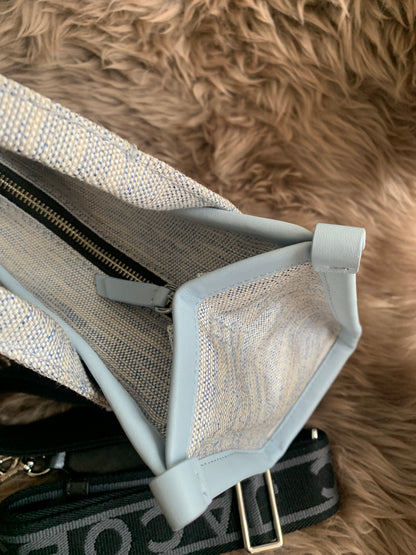 MARC JACOBS 
Canvas Small Summer Tote Bag Blue