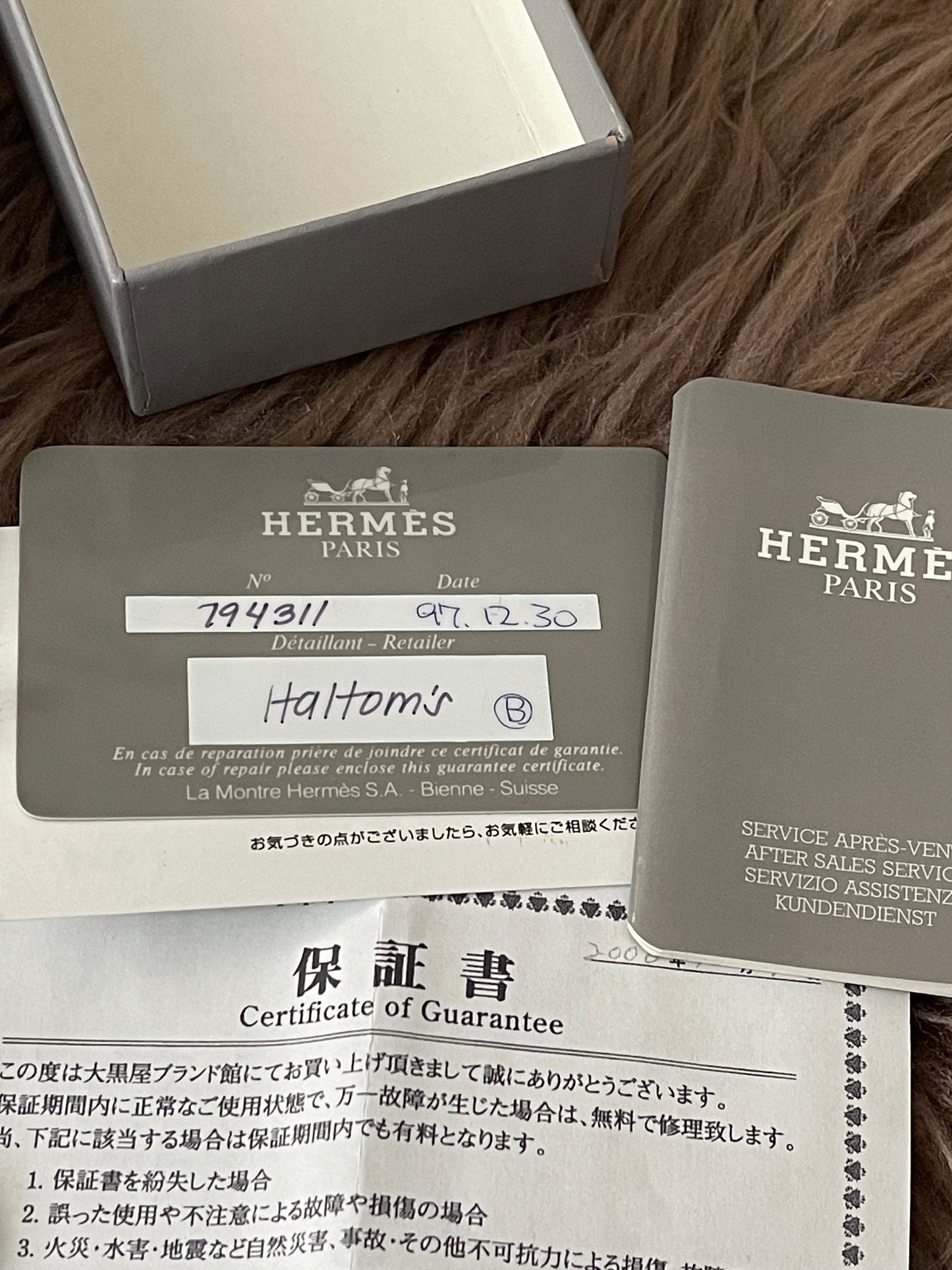 Preloved Authentic Hermès Clipper Watch (2-Tone)
