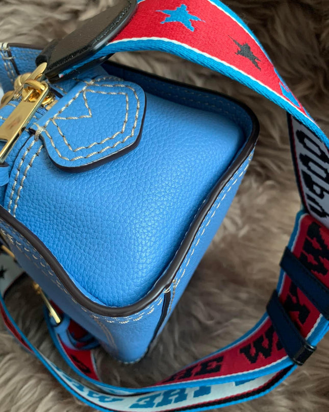 Marc Jacobs Mini Cruiser Satchel Bag in Coastal Blue