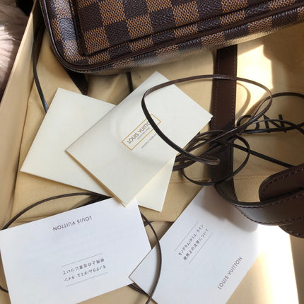 Preloved Louis Vuitton Brown Damier Ebene  Ravello GM