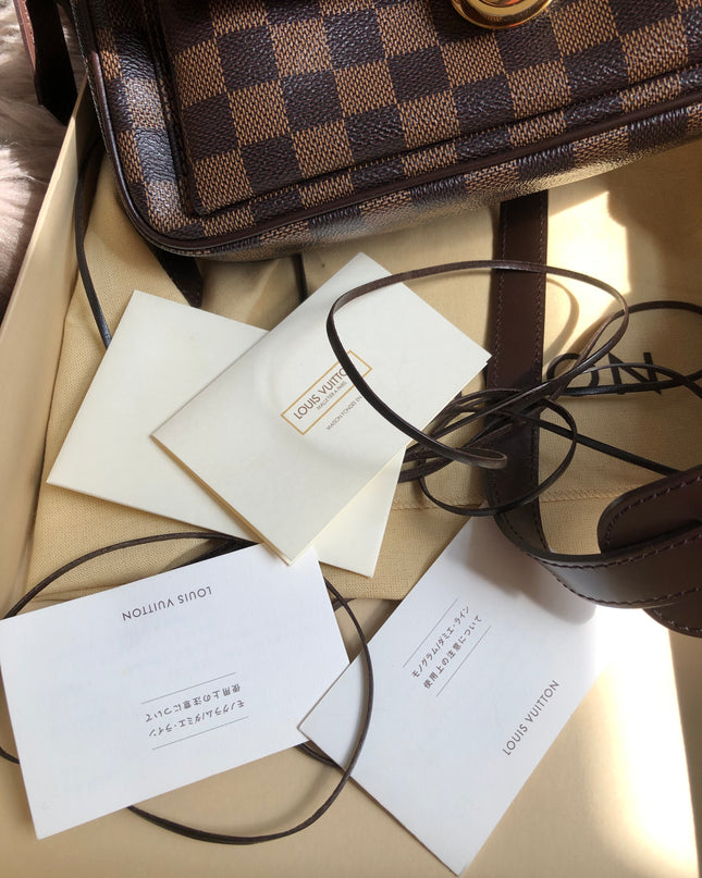 Preloved Louis Vuitton Brown Damier Ebene  Ravello GM