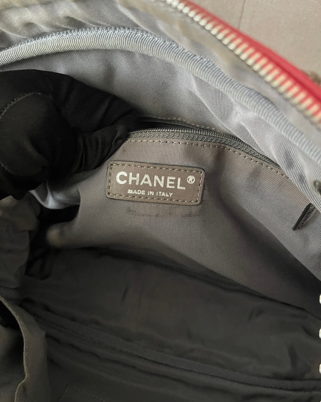 Preloved Authentic Chanel Reissue Camera Bag with silver-tone chain straps