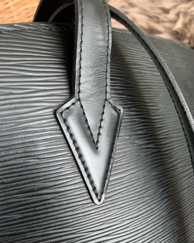 Louis Vuitton Black Epi Leather Saint Jacques PM Tote