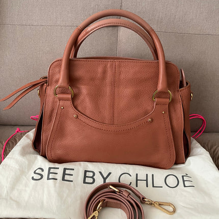 Preloved Authentic SEE BY CHLOE MIYA LEATHER 2WAY
