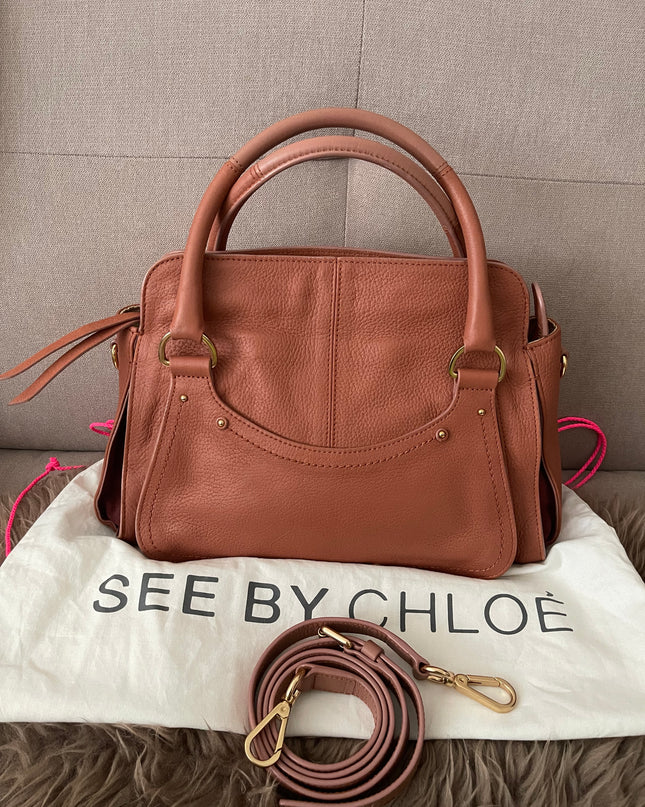 Preloved Authentic SEE BY CHLOE MIYA LEATHER 2WAY