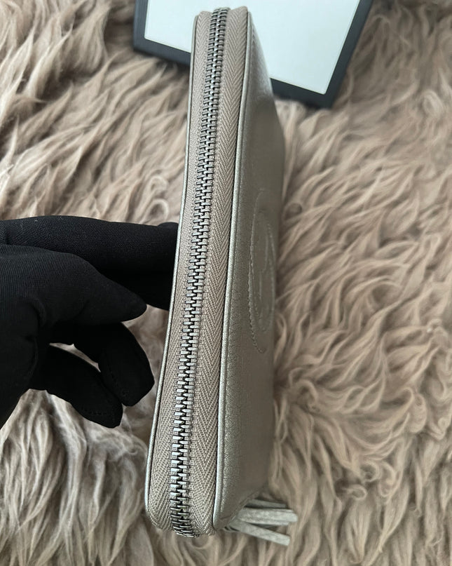 Preloved Authentic Rank A- Gucci Soho Zip-Around Wallet
